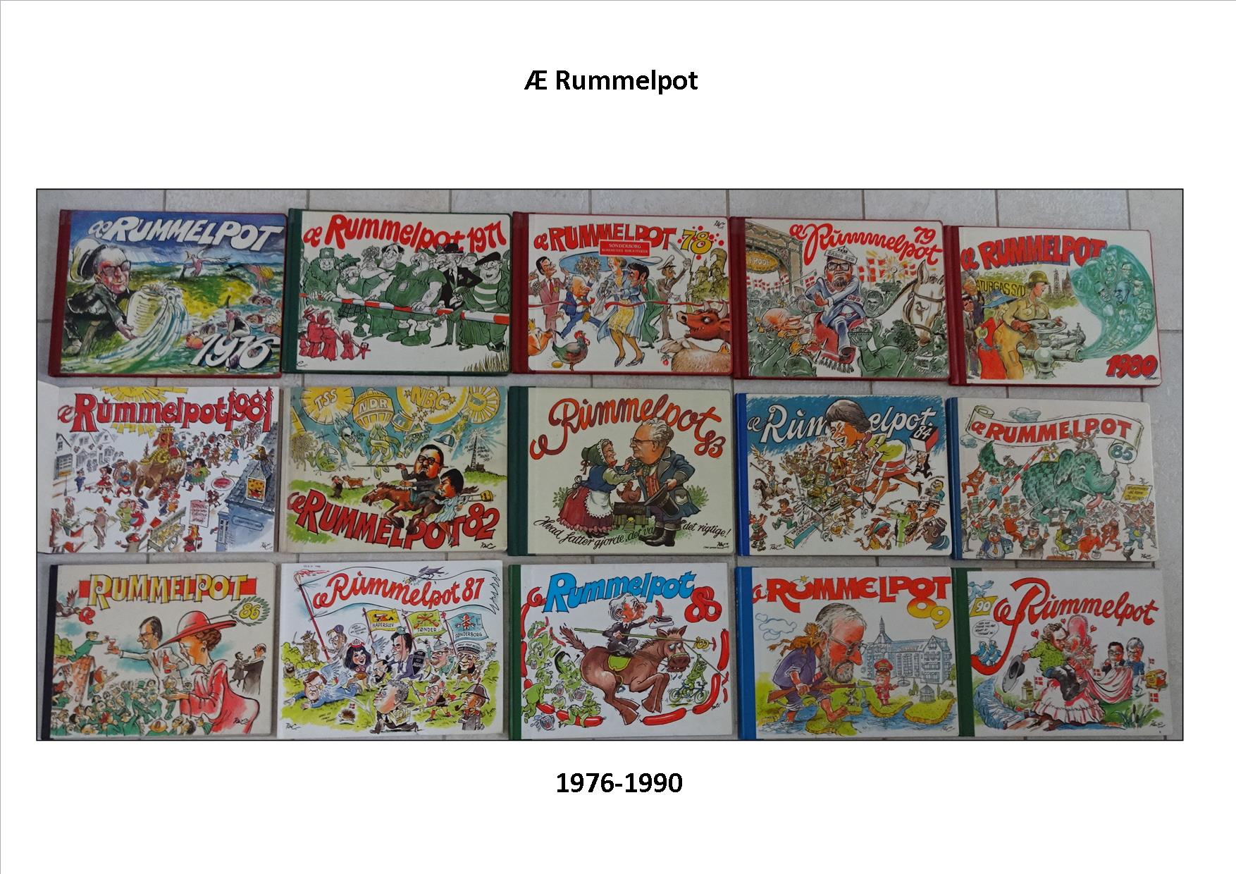 3 Rummelpot forside 5 grupper 1946-2020