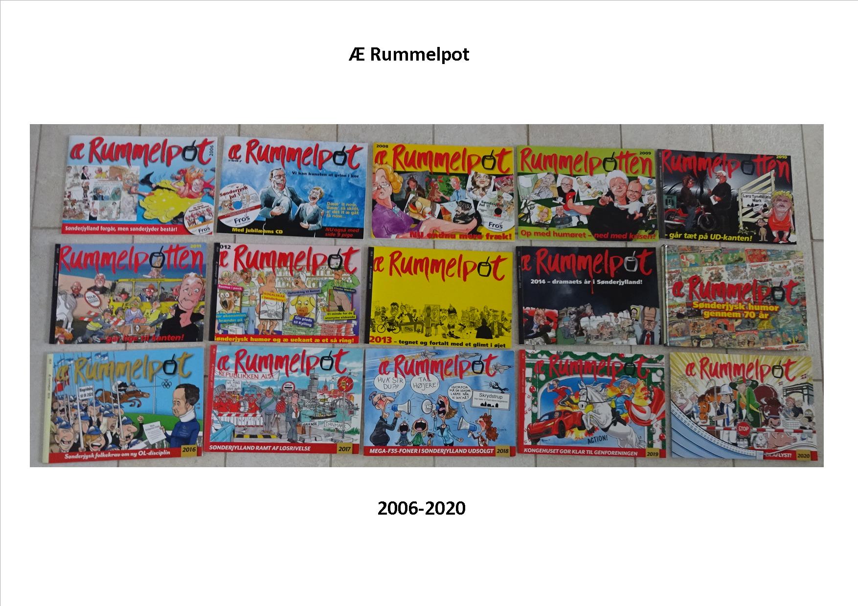 5 Rummelpot forside 5 grupper 1946-2020