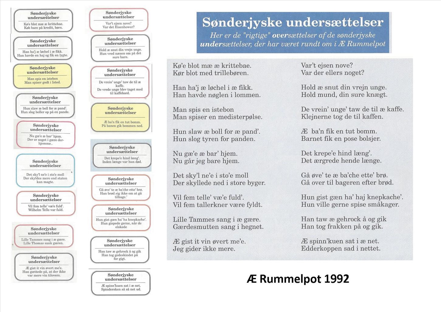 18 Sønderjysk Undersættelser