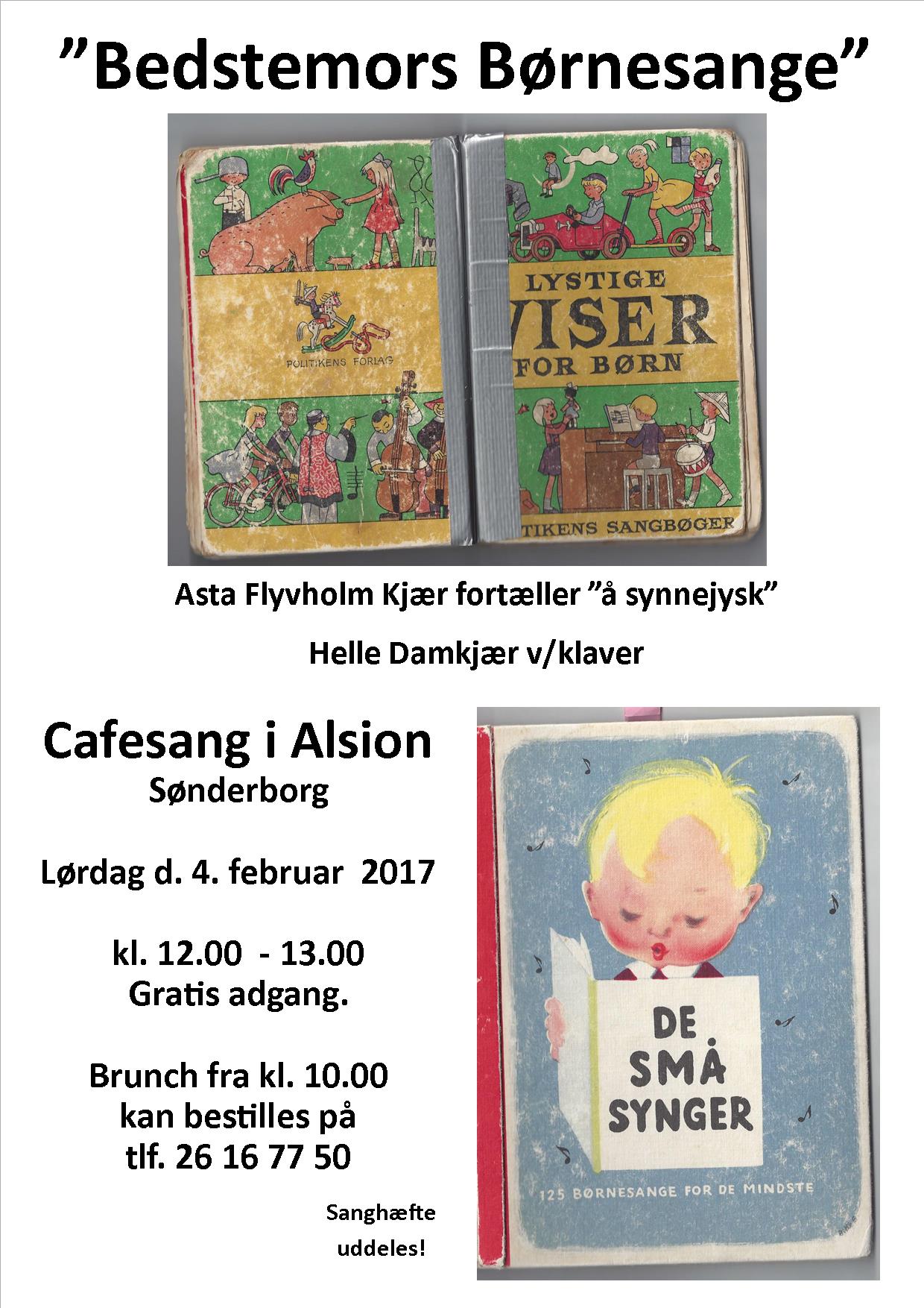 Plakat Bedstemors børnesange forslag 2
