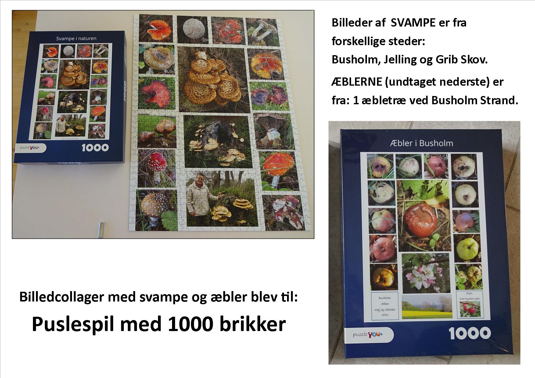 Puslespil collage
