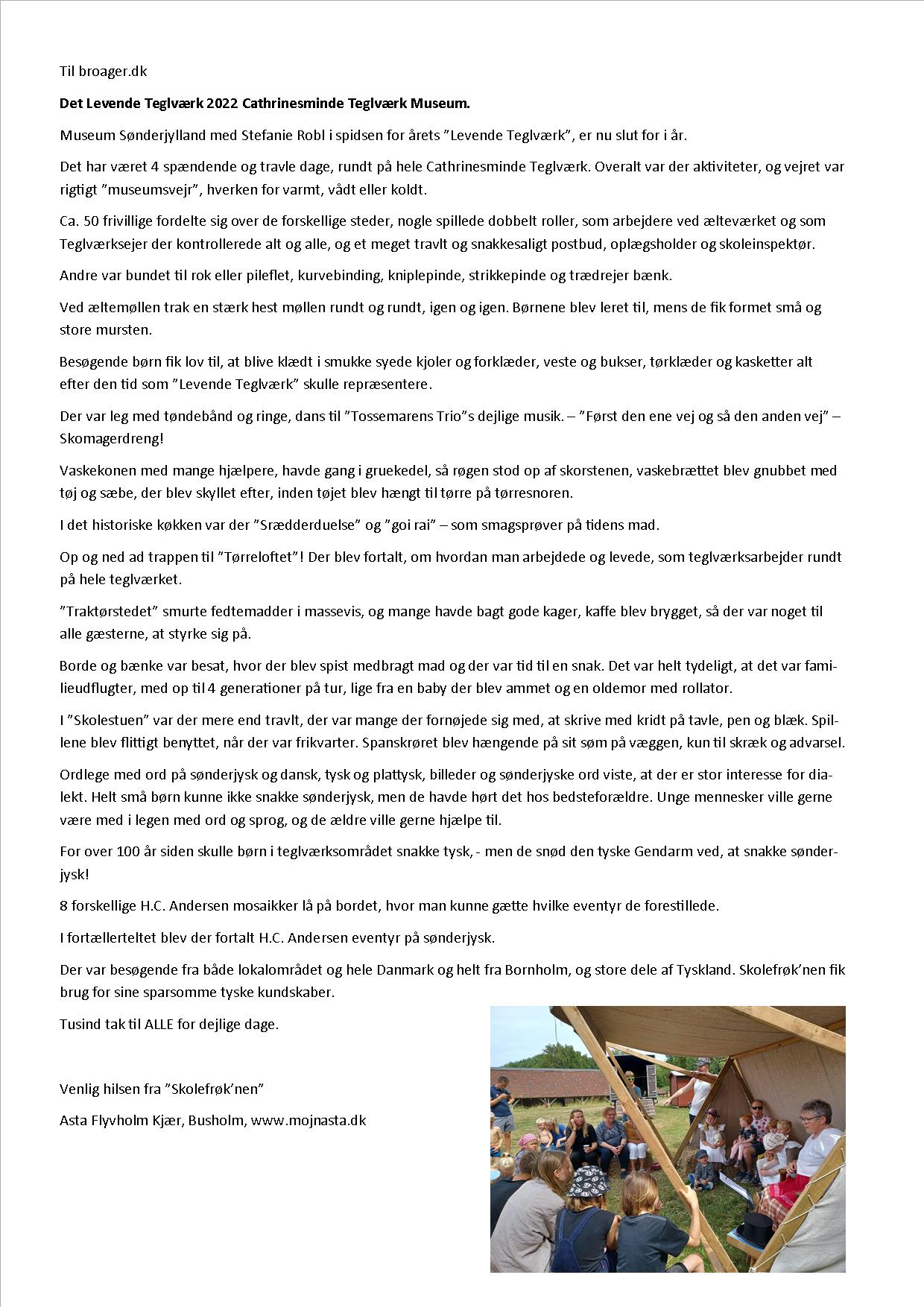 Referat Broager DK med billede