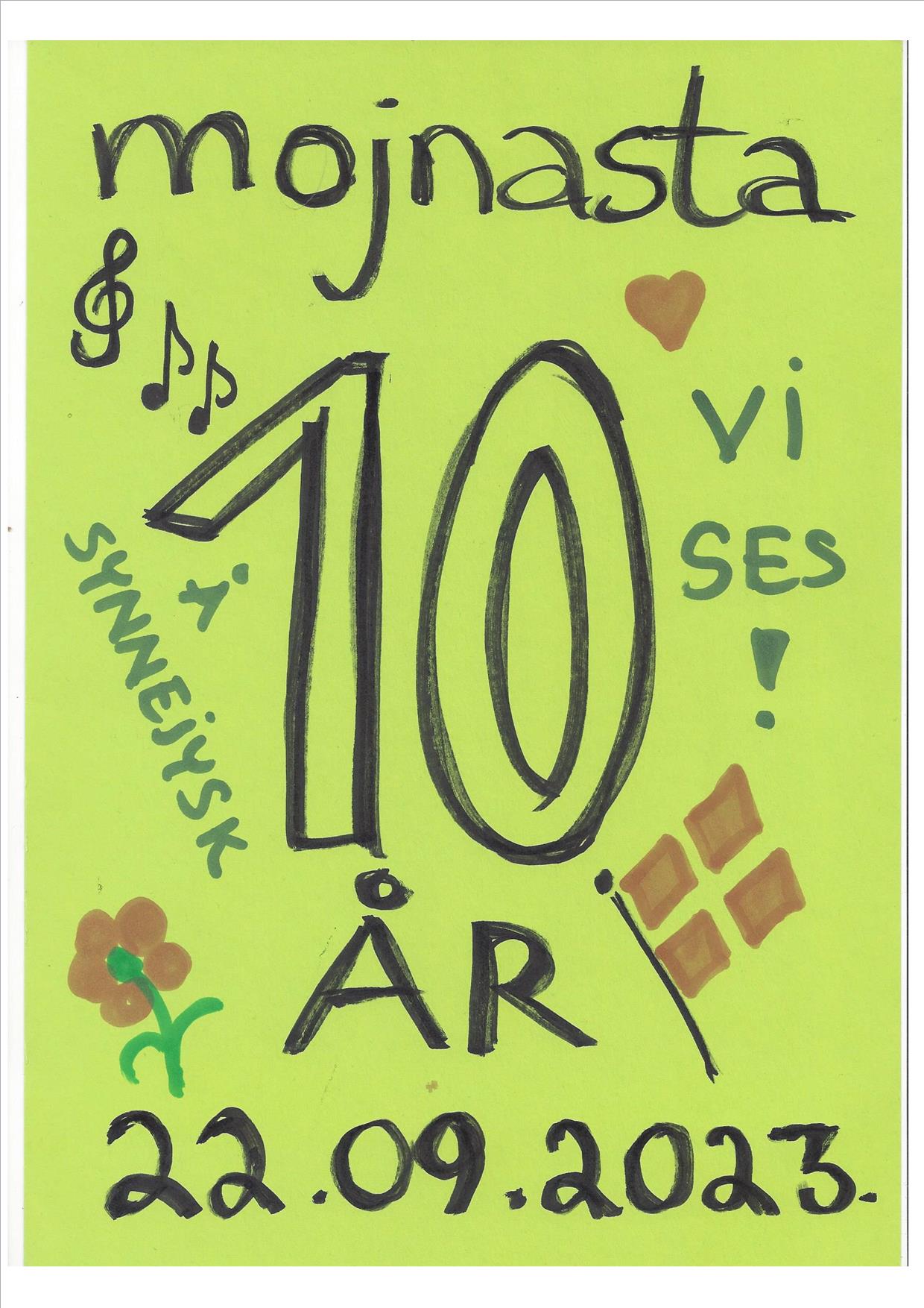 mojnasta 10 år til Facebook