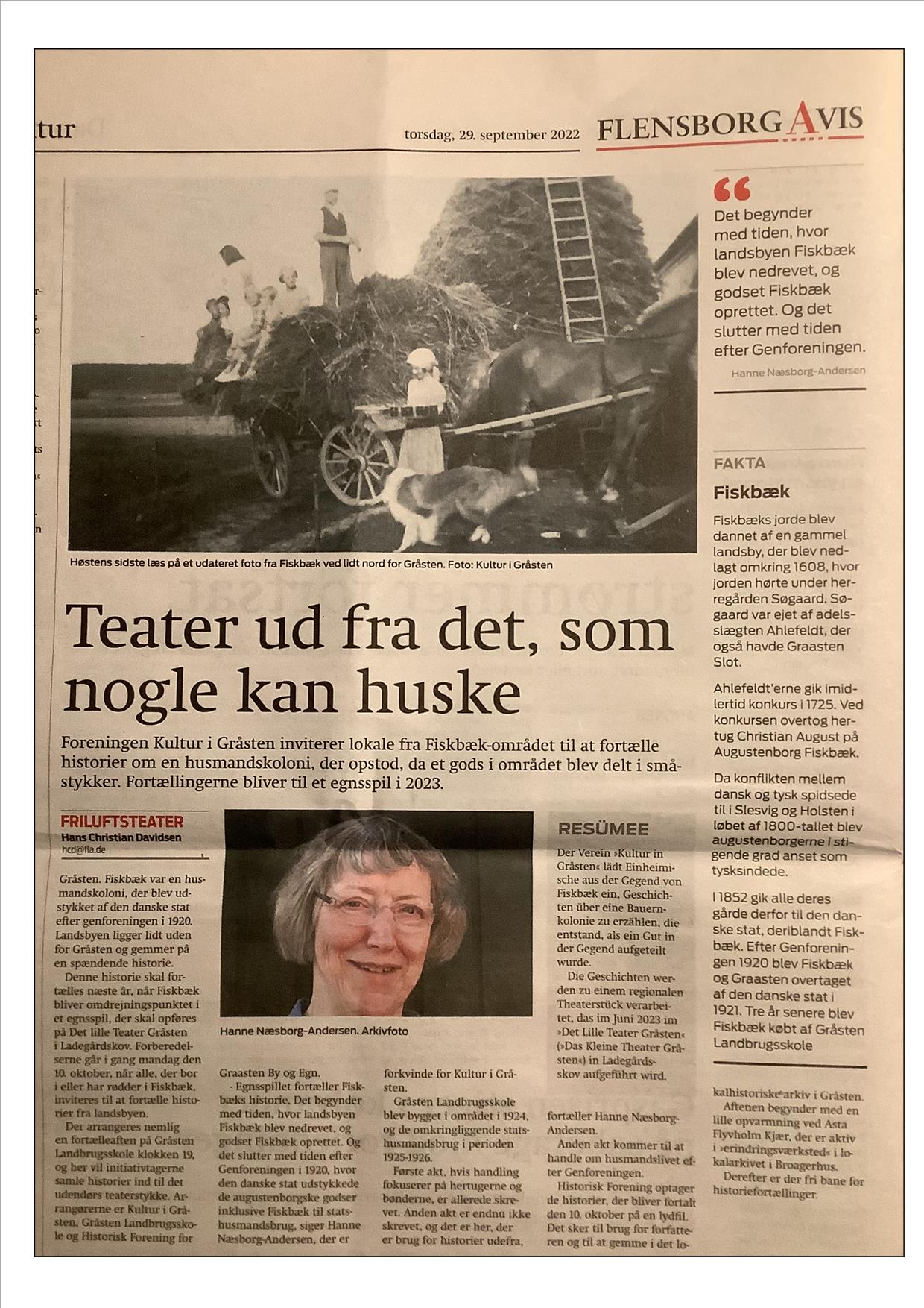 Flensborg Avis artikel