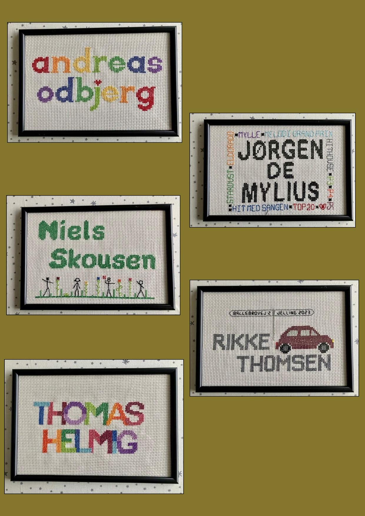 Side 6 Alle 5 broderier