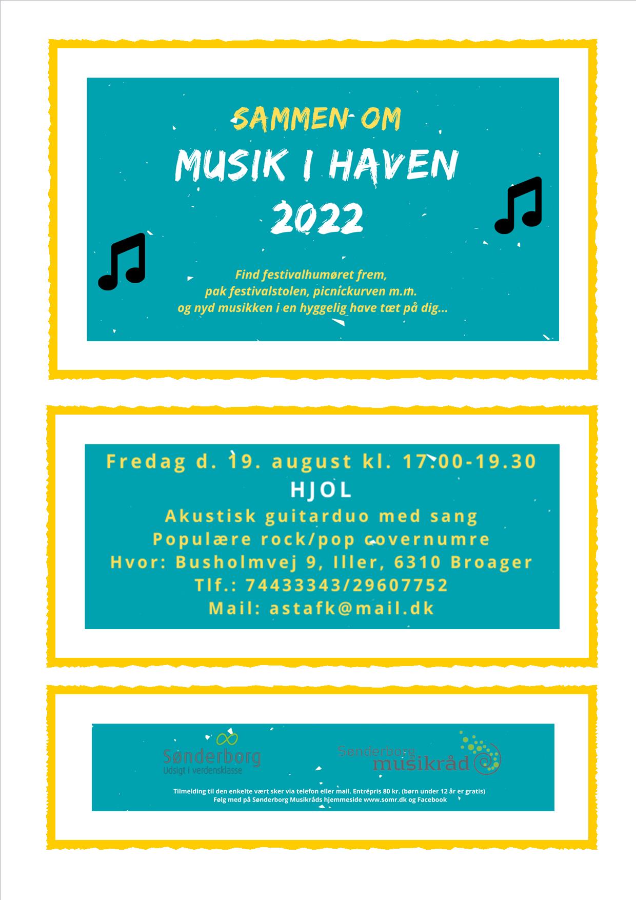 Musik i haven Asta invitation 2