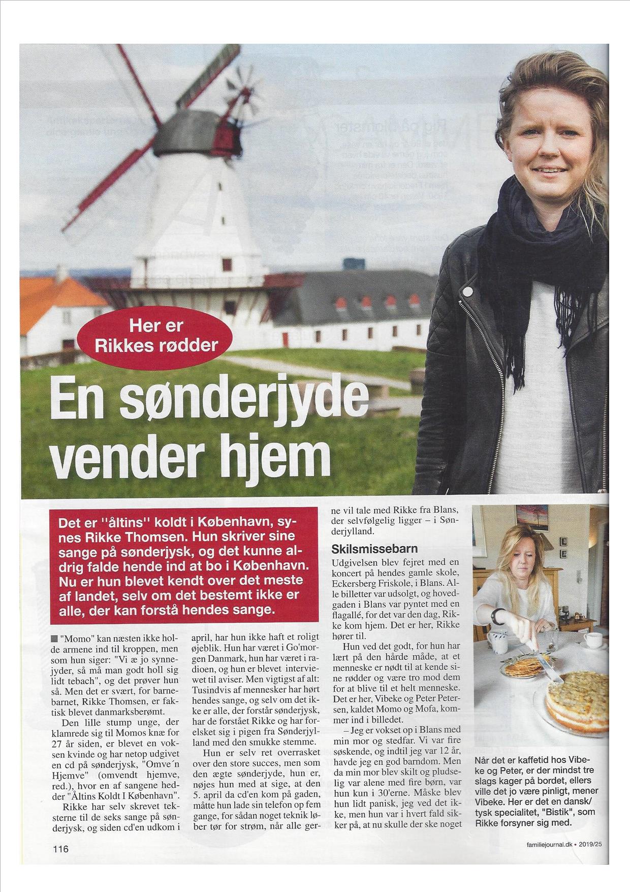 Rikke i Familie Journalen 1