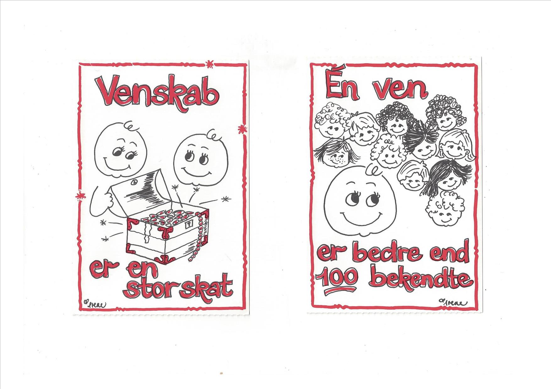 Venner kort til mojnasta 5